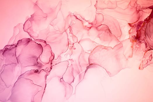 The picture is painted in alcohol ink. Abstraction will perfectly fit into a modern interior. Closeup of the painting. Colorful abstract painting background. Highly-textured paint.