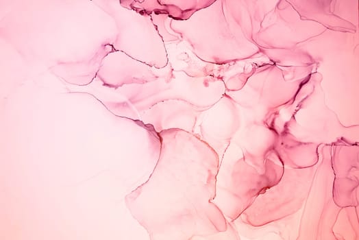 The picture is painted in alcohol ink. Abstraction will perfectly fit into a modern interior. Closeup of the painting. Colorful abstract painting background. Highly-textured paint.