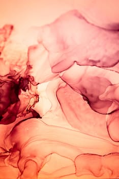 The picture is painted in alcohol ink. Abstraction will perfectly fit into a modern interior. Closeup of the painting. Colorful abstract painting background. Highly-textured paint.