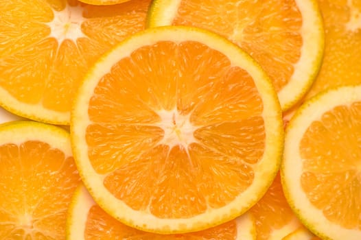 Yellow background from orange slices 3