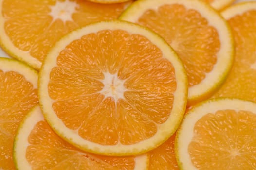 Yellow background from orange slices 2