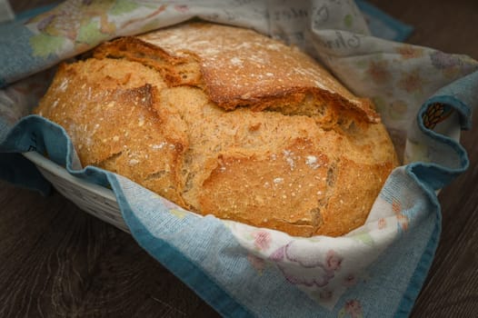 Freshly baked bread basking in warm sunlight 1