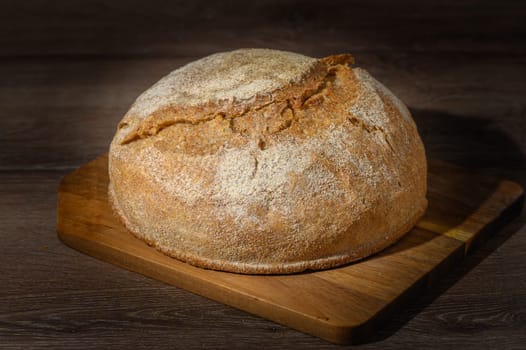 Freshly baked bread basking in warm sunlight 2