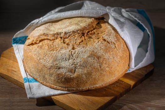 The aroma of freshly baked bread as a photograph