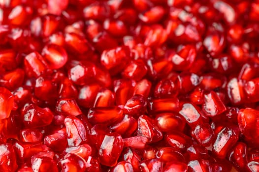 Fresh pomegranate seeds for food background 1
