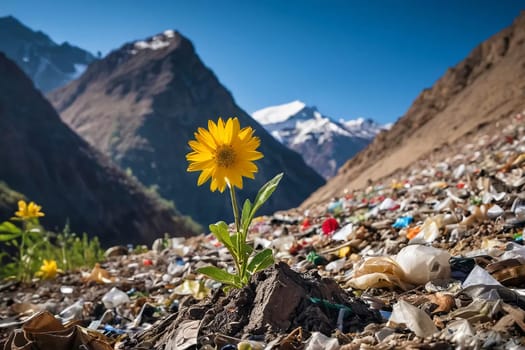 Ecological concept. Ecology problems of the planet Earth. Rubbish in places of rest by the sea. Plastic bottles. High quality photo