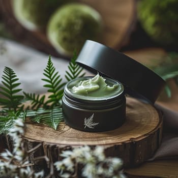 Face cream moisturiser, skincare and bodycare product, spa and organic beauty cosmetics for natural skin care routine idea
