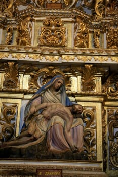 salvador, bahia, brazil - may 8, 2023: View of the Church and Convent of Sao Francisco in the Historic Center region in the city of Salvador.