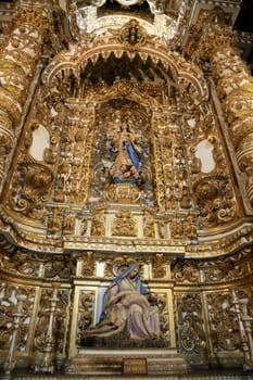 salvador, bahia, brazil - may 8, 2023: View of the Church and Convent of Sao Francisco in the Historic Center region in the city of Salvador.