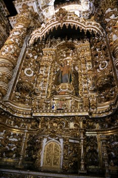 salvador, bahia, brazil - may 8, 2023: View of the Church and Convent of Sao Francisco in the Historic Center region in the city of Salvador.