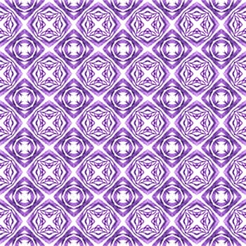 Green geometric chevron watercolor border. Purple tempting boho chic summer design. Chevron watercolor pattern. Textile ready classy print, swimwear fabric, wallpaper, wrapping.