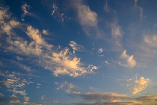 Real day sky - real blue sky during daytime with white light clouds Freedom and peace 3