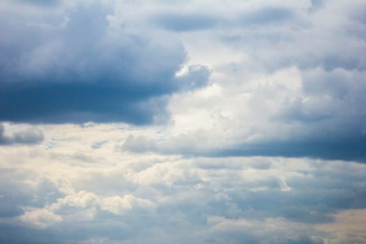 Rainy cloud texture. Sky only. High quality photo