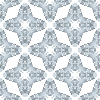 Tropical seamless pattern. Black and white grand boho chic summer design. Textile ready neat print, swimwear fabric, wallpaper, wrapping. Hand drawn tropical seamless border.