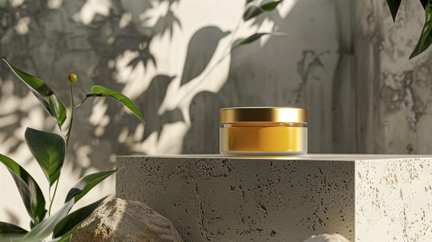 Face cream moisturiser, skincare and bodycare product, spa and organic beauty cosmetics for natural skin care routine idea