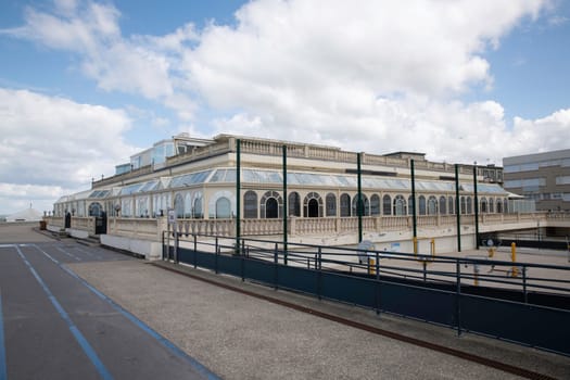 le casino on the beach at the French town of Treport in Normandy During World War I, the casino housed the wounded and then became a temporary hospital