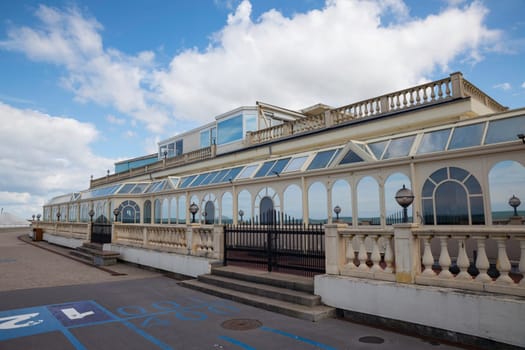le casino on the beach at the French town of Treport in Normandy During World War I, the casino housed the wounded and then became a temporary hospital