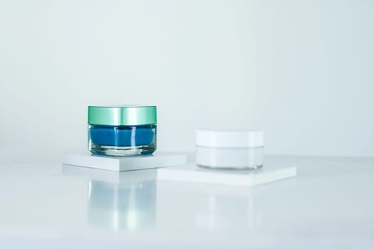 Facial treatment, anti aging skincare and spa concept - Beauty face cream mask, luxury moisturizing cosmetic product