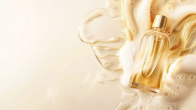 Skincare cosmetic product, spa and organic beauty cosmetics for bodycare, hair care, natural skin care routine