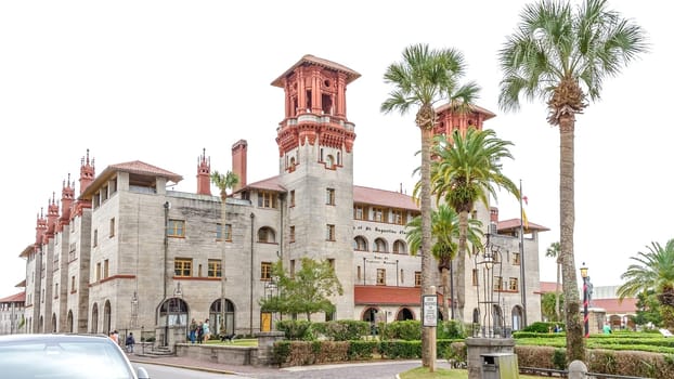 The Lightner Museum in St. Augustine, Florida, is a stunning example of restored historic architecture. Built in 1888, it now showcases a collection of art and antiques.