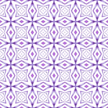 Green geometric chevron watercolor border. Purple uncommon boho chic summer design. Chevron watercolor pattern. Textile ready fair print, swimwear fabric, wallpaper, wrapping.