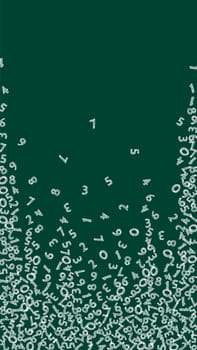 Flying latin letters. Colorful childish scattered charachters of English alphabet. Foreign languages study concept. Back to school banner .