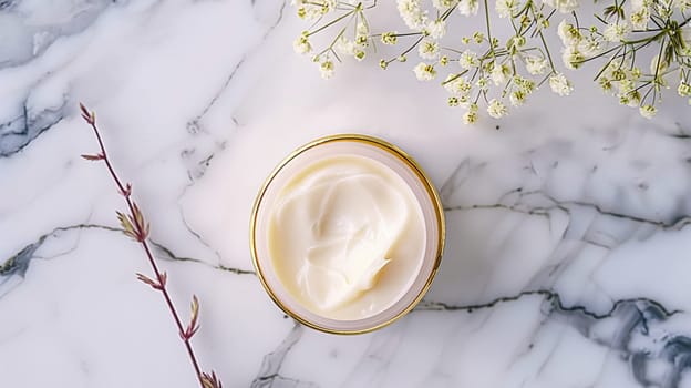 Skincare cosmetic product, spa and organic beauty cosmetics for bodycare, hair care, natural skin care routine
