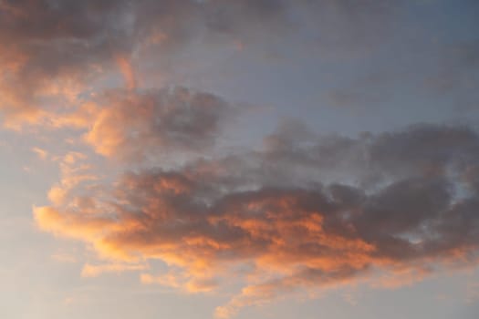 Low angle view to sky with clouds