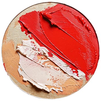 Beauty product and cosmetics texture as circle shape design, makeup blush eyeshadow powder as abstract luxury cosmetic background art