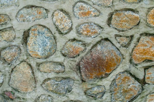 Old style bricks stone wall