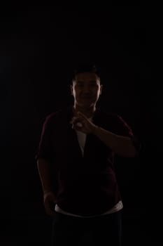 a man dancing in the dark bachata kizomba latina