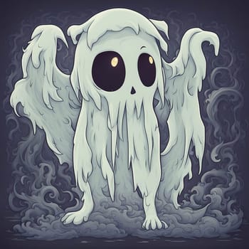 Ghost illustration. High quality photo
