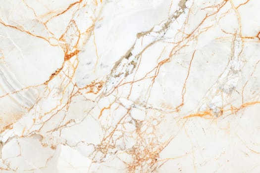 A detailed view of white marble with elegant gold veins running through it, creating a stunning and luxurious pattern