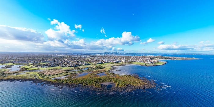 Jawbone Marine Sanctuary on a winter's day in Williamstown, Melbourne, Victoria, Australia