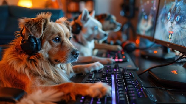 Animal eSports Team: Dogs and Cats Competing at the Highest Level.