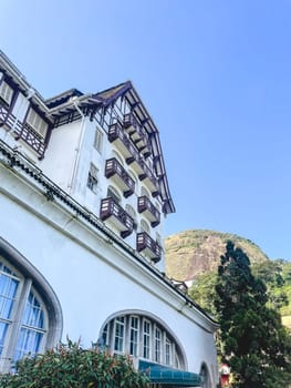 Quitandinha Palace, Historic building at Petropolis, Rio de Janeiro, Brazil. May 30, 2024.