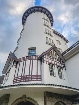 Quitandinha Palace, Historic building at Petropolis, Rio de Janeiro, Brazil. May 30, 2024.
