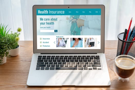 Health insurance web site modish registration system for easy form filling