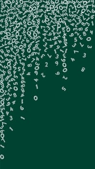 Scattered letters of latin alphabet. Colorful childish floating characters of English language. Foreign languages study concept. Back to school banner .