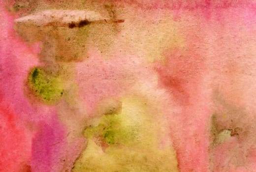 pink red-green watercolor paper background texture