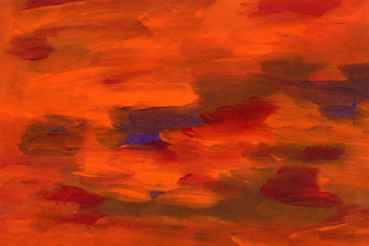 Orange acrylic paper background texture