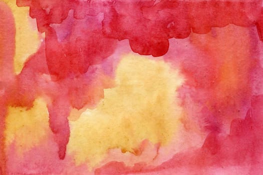 pink red yellow watercolor paper background texture