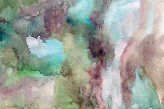 Green pink gradient watercolor paper background texture