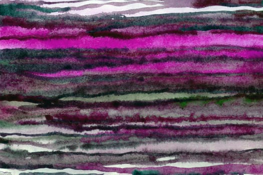 Striped red -brown watercolor paper background texture