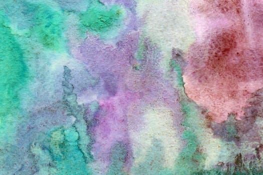 Green Pink red watercolor paper background texture