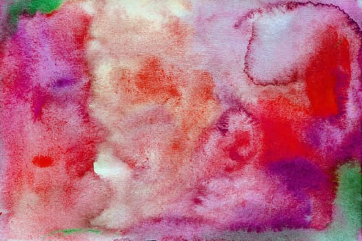 Pink-Yellow red watercolor paper background texture