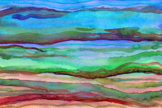 Blue -green red paper background texture