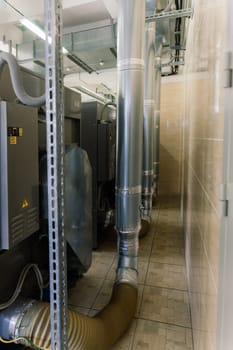 Industrial Washing in public shop, a business and laundry