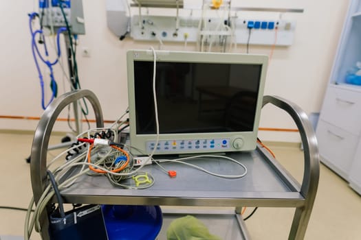 CT Computed tomography scanner in a hospital laboratory.