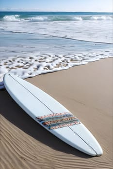 Surfing Fun on a Tropical Beach